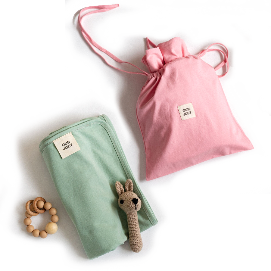 Organic Swaddle & Cot Sheet Bundle Our Joey