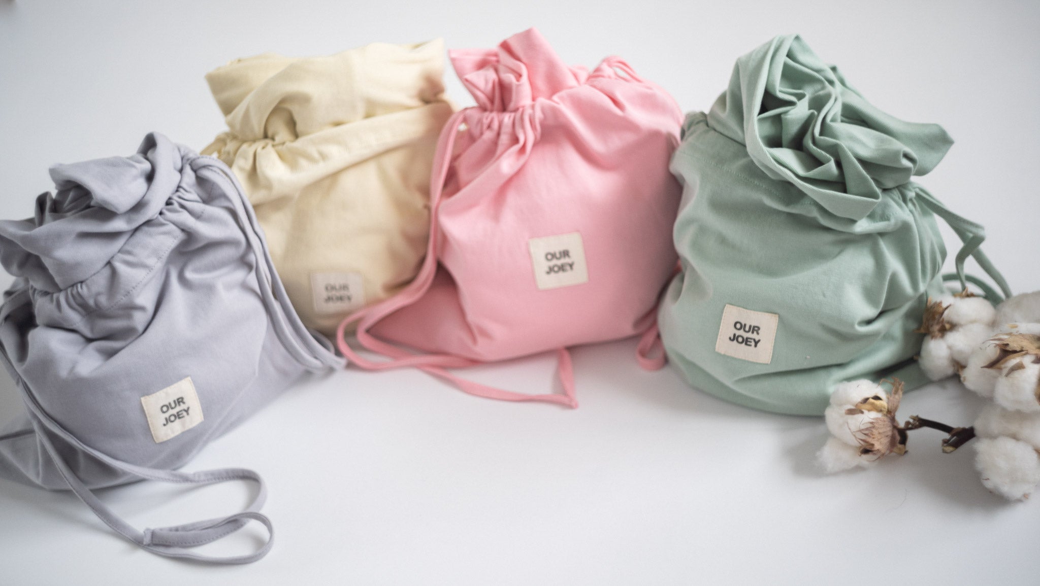Organic drawstring best sale bags